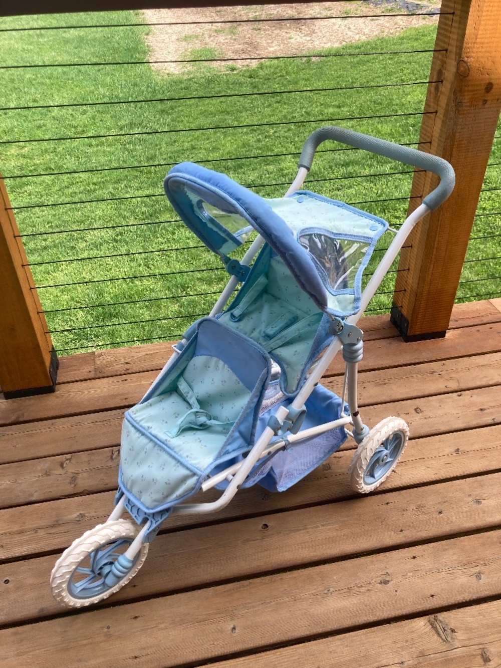 American Girl VINTAGE Bitty Baby Twins Jogging Stroller GUC Rare HTF Kids 2000s